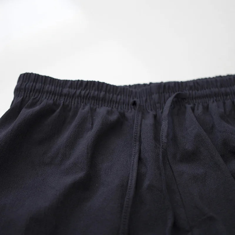 Pirate Pant Viking Costume for Men Renaissance Medieval Pants Drawstring Shorts Halloween Costume Adult Cosplay
