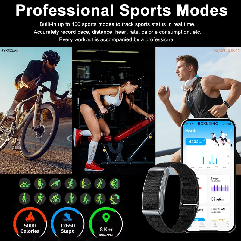 New Sport Fitness Tracker Smart Bracelet Men Women Heart Rate Sleep Monitor Pedometer Call Reminder Waterproof Smartwatch Band
