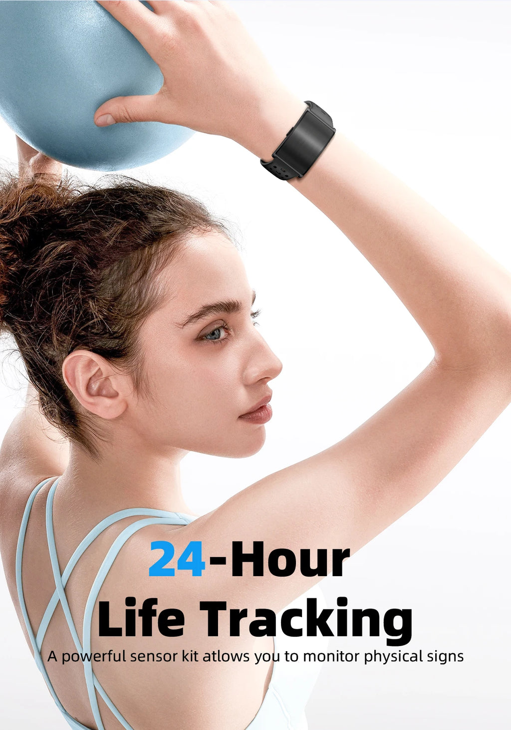 2025 New Smart Watch Fitness Sport Smart Bracelet For Men Women Heart Rate Blood Oxygen Health Monitor Waterproof Smartwatch Men