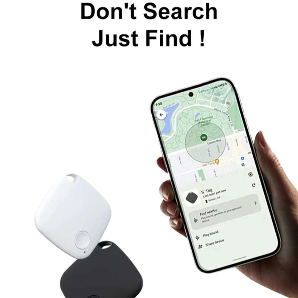 Bluetooth GPS Anti-Lost Tracker Smart Tag Wireless Locator for Car Keys Pet Dog Cat Wallet iOS Android