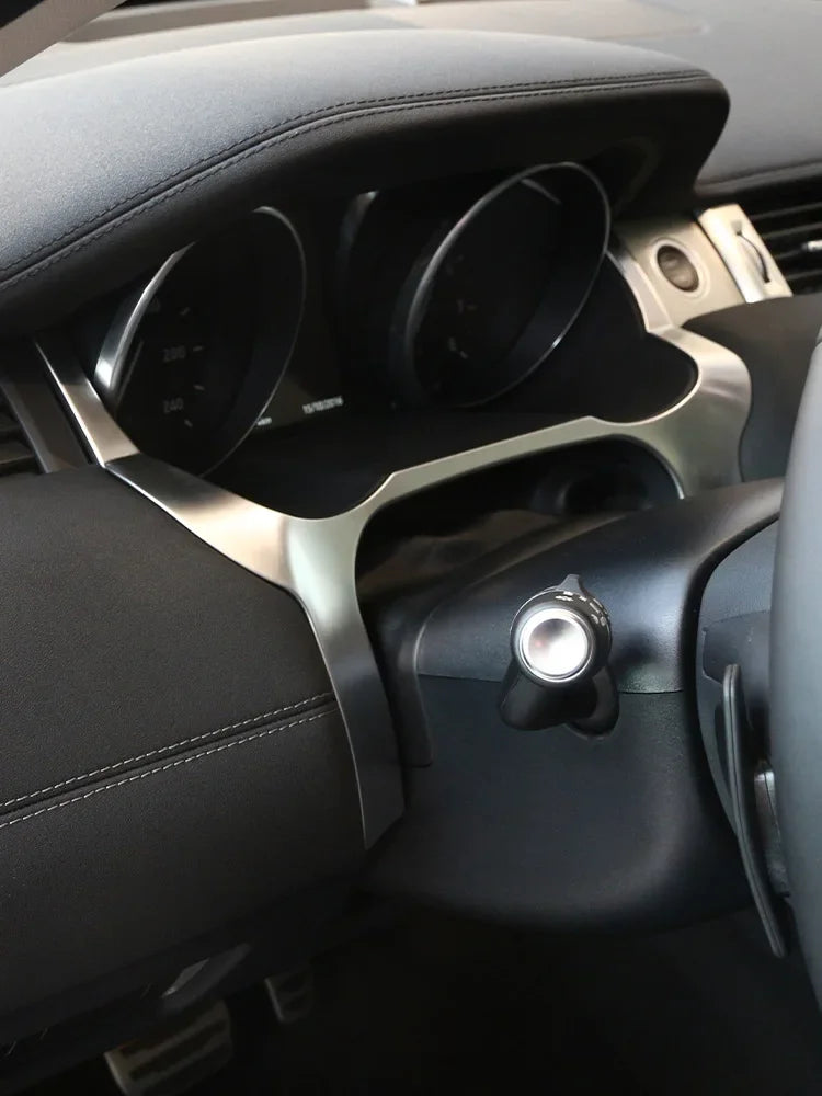 For Land Rover Range Rover Evoque 2012-2018 ABS Chrome Interior Kit Dashboard Center Console Gear Shift Panel Cover Trim Sticker