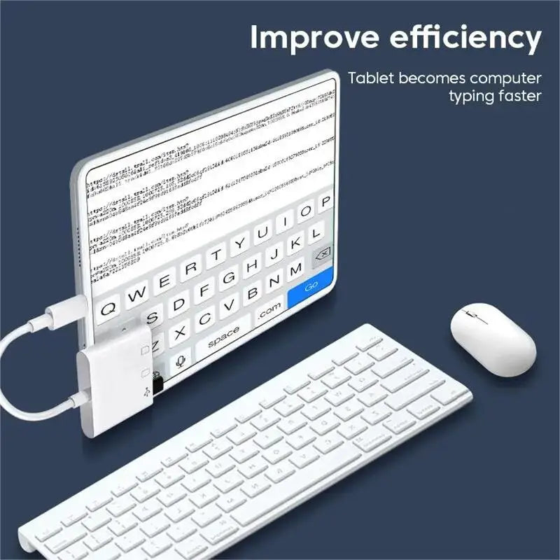 3-in-1 Lightning TypeC To SD & TF Card USB Camera AdapterFor iPhone iPad Card Reader USB Dongle for USB Flash Plug Play