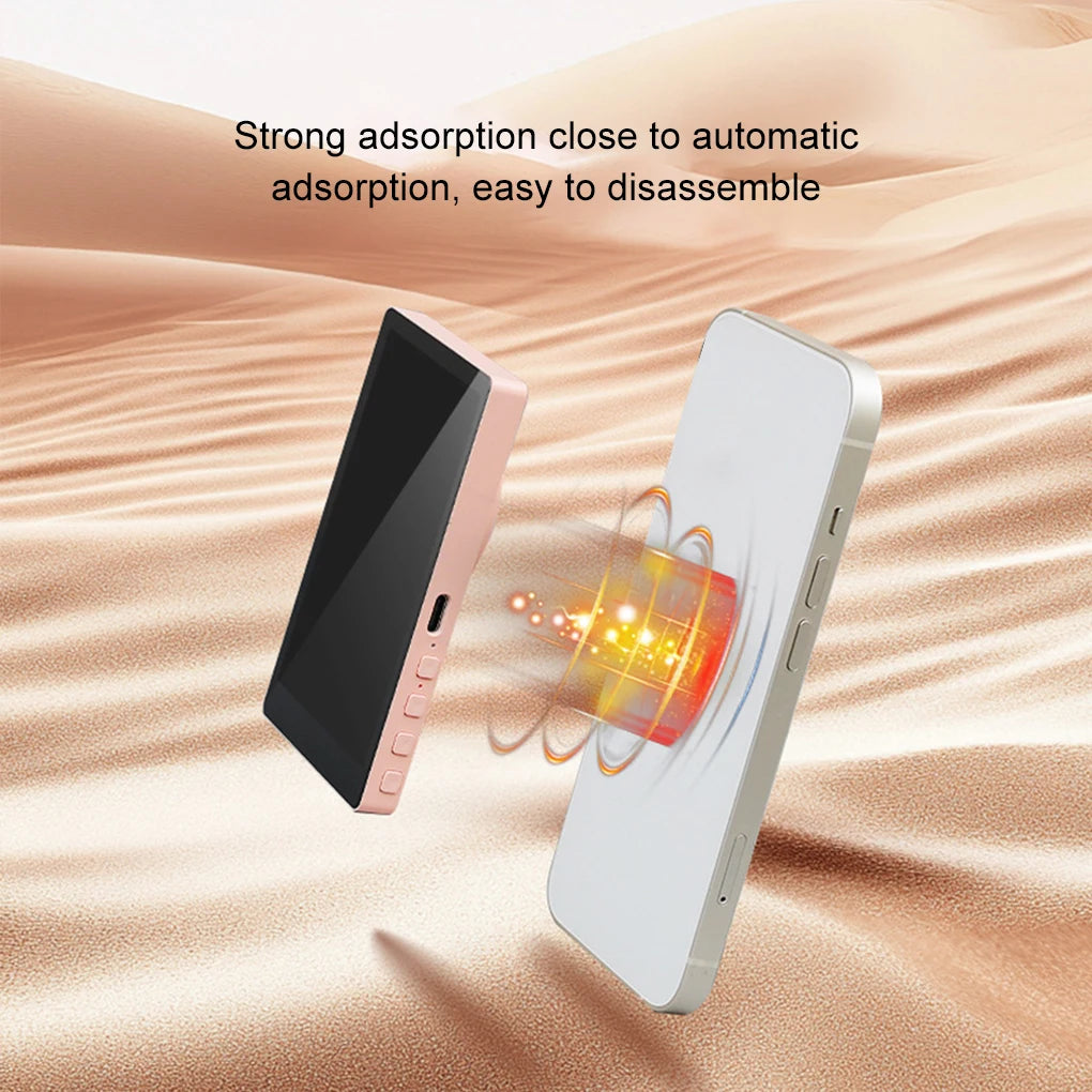 Smartphone Wireless Magnetic Monitor Screen For Smartphone Vlog Live Stream Video Recording Outdoor Selfie Assistanc Screen New