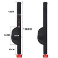 New Portable Fishing Rod Bag Folding 118/128cm Fishing Rod Case With Shoulder Strap Fishing Pole Reel Bag