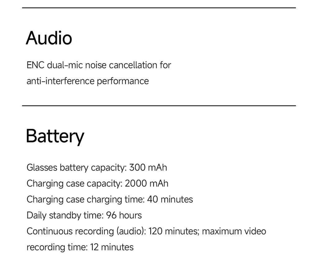 2026 New Smart Glasses 800W Take Pictures Record Al Translation WIFI Transmission AI Recognition GPT 2000MAH Music Smart Glasses