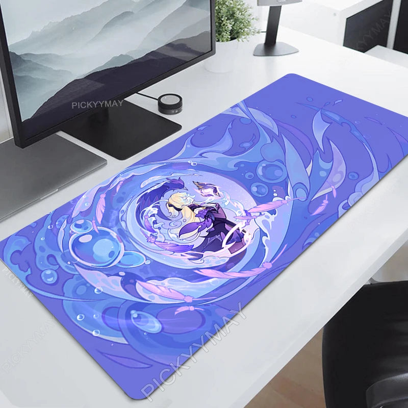 Genshin Impact Muisblad Yae MikoSpelmuismatte Speelmuisblad Sleutelbordmat Groot Muismatte Groot Rekenaarbankmatte Anime