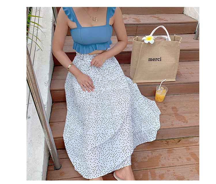 High Waist Women's Bikini Set Padded Ruffle Biquini Suit Two Pieces Swimwear Swimsuit High Quality Beach Suit 2023