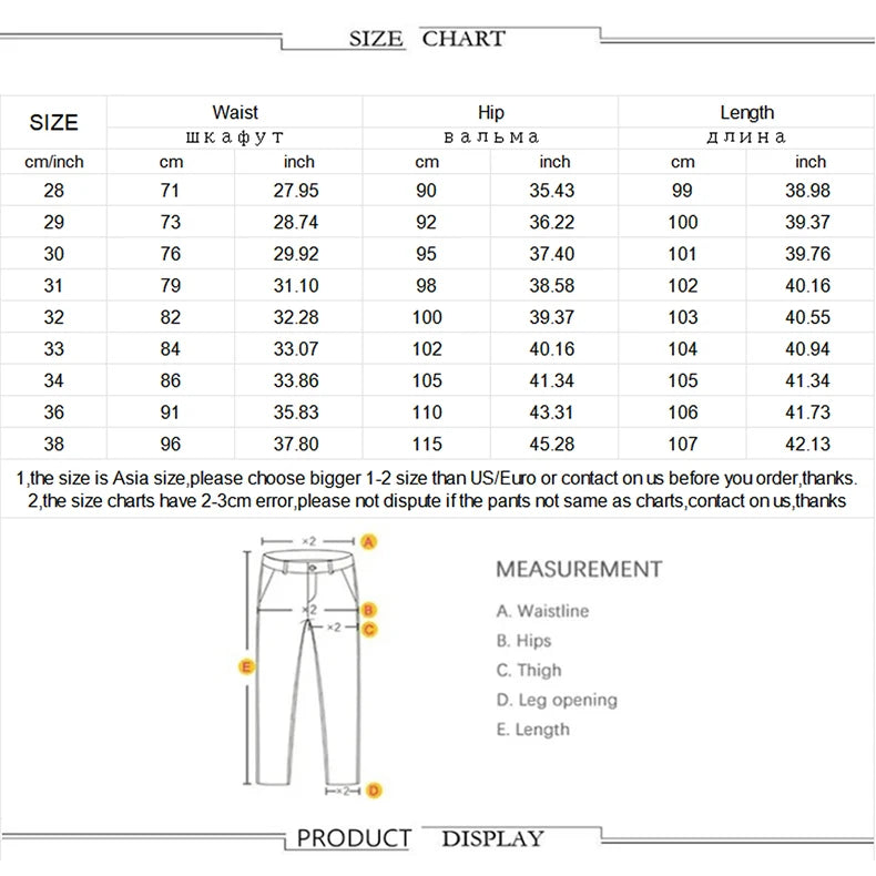 Korean Fashion Men's Soft Stretch Slim Fit Jeans Business Casual Straight Denim Pants Classic Brand Washed Blue Gray Trousers