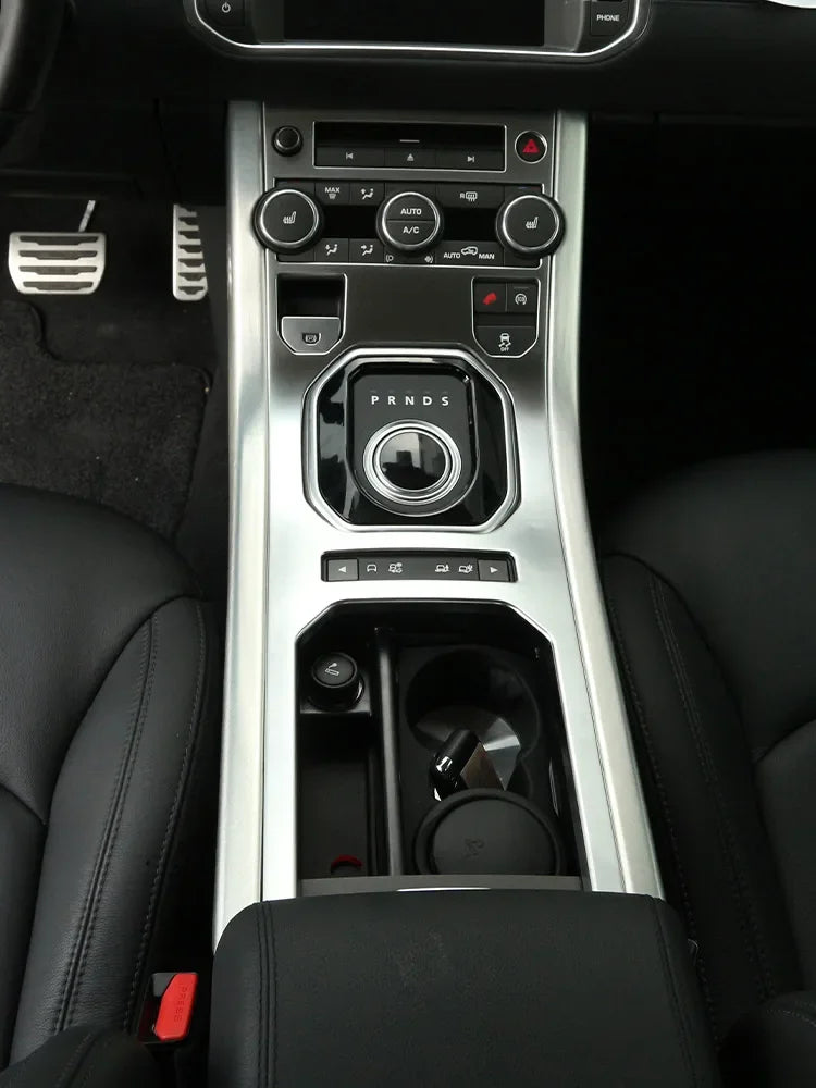 For Land Rover Range Rover Evoque 2012-2018 ABS Chrome Interior Kit Dashboard Center Console Gear Shift Panel Cover Trim Sticker