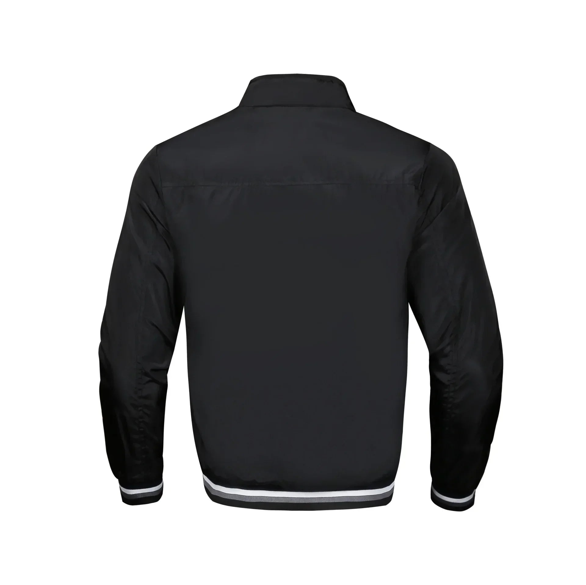 Embroidered Autumn and Winter Men's Stand Collar Casual Zipper Jacket Outdoor Sports Coat Windbreaker Jacket for Men Waterproof