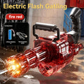 2026 New Rotating Spitfire Gatling Electric Continuous High Pressure Pulse Water Gun with Large Capacity Black Technology Water