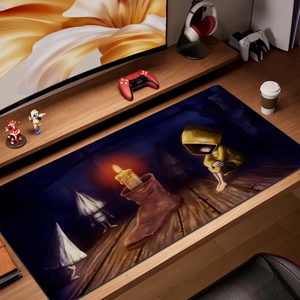 Xxl Mouse Pad Gamer Little Nightmares Pc Cabinet Games Desk Mat Mousepad Anime Computer Desks Office Accessories Keyboard Gaming