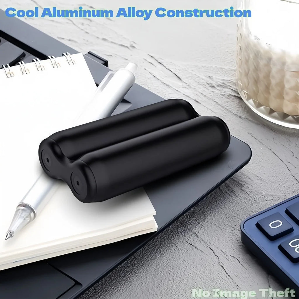 Premium Aluminum Alloy Stress Relief Roller | Portable Hand Massager | Finger Relaxation Fidget Toy for Office Home Travel Gifts