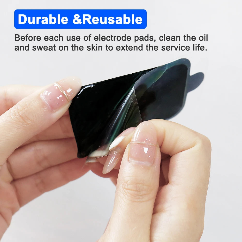 10/20pcs Electrode Pads EMS Muscle Stimulator TENS Pulse Massager Replacement Patch Self Adhesive Reusable Electrode Pads