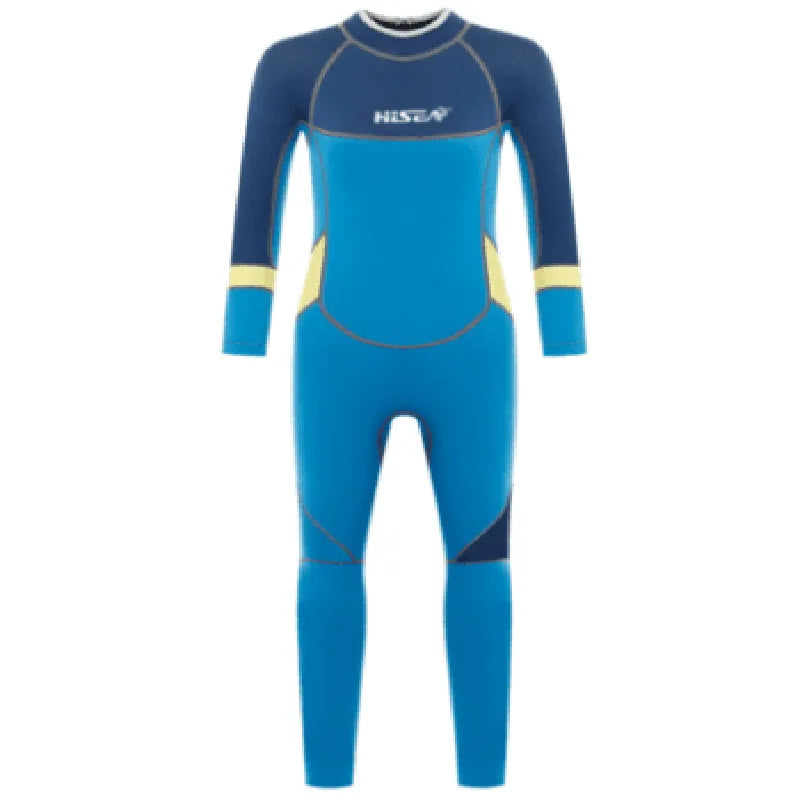 Hisea Childen Wetsuits 2.5mm Neoprene Elastic Swimming Surfing Spearfishing Suit Wetsuit Boys Swimsuit Equipent Diving Equipment