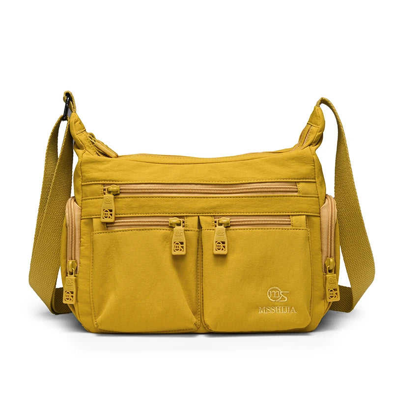 Nylon Crossbody Bag For Women Large Capacity Shoulder Bag Multi-pocket Female Bag Shopping Travel Lady Handbag Leisure Purse sac