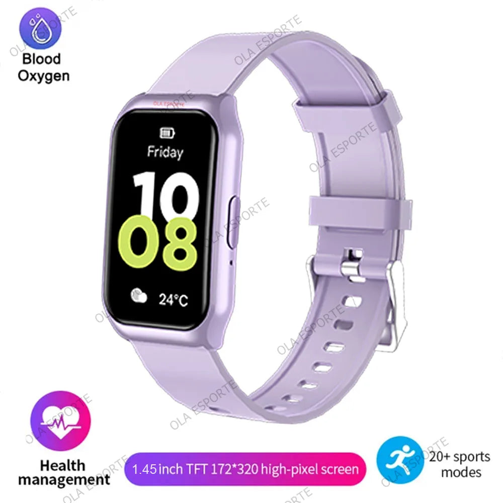 Smart Band For Android IOS Smart Bracelet Women Smartwatch Men Heart Rate Blood Oxygen Waterproof Sport Watch For Ladies +Gift