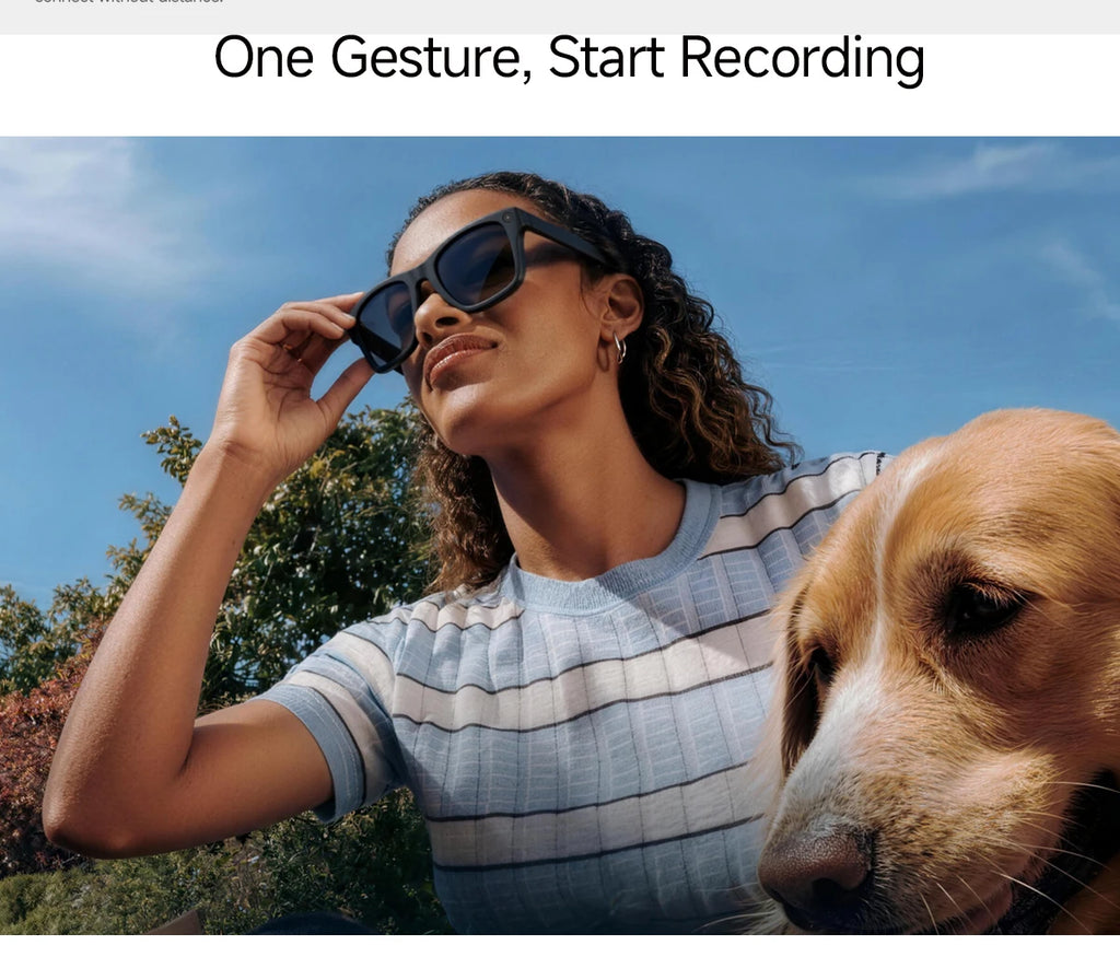 2026 New Smart Glasses 800W Take Pictures Record Al Translation WIFI Transmission AI Recognition GPT 2000MAH Music Smart Glasses