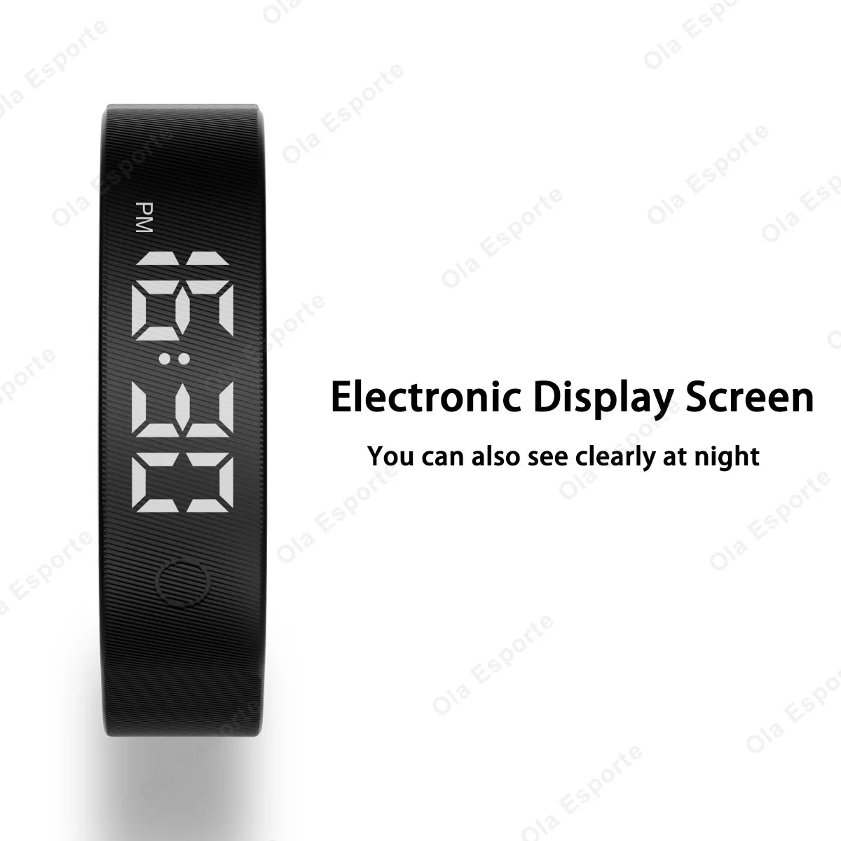 Smart Bracelet Fitness Tracker Step Counter & Sleep Monitor Activity Tracker Pedometer Calorie Counter Alarms Men Women 55020FUD