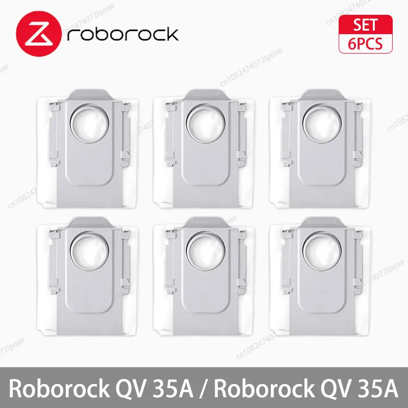 Roborock QV 35A / QV 35S Robot Vacuum Cleaner Accessories Main Side Brush Mop Cloth Hepa Filter Dust Bag Replacement Spare Parts