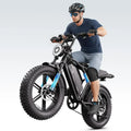 TST Electric Bike for Adult, Up to 28 MPH and 60/100 Miles Long Range E Bike, 20" Fat Tire E-Bike, 1500W Peak, Customized
