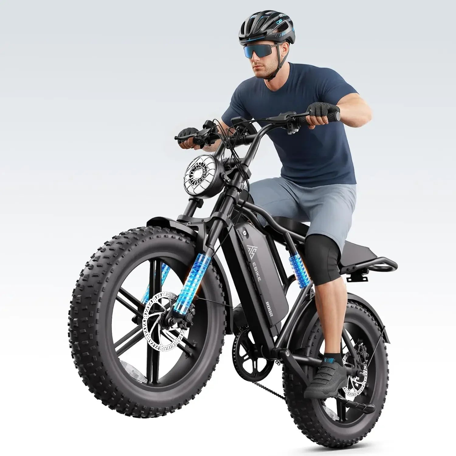 TST Electric Bike for Adult, Up to 28 MPH and 60/100 Miles Long Range E Bike, 20" Fat Tire E-Bike, 1500W Peak, Customized
