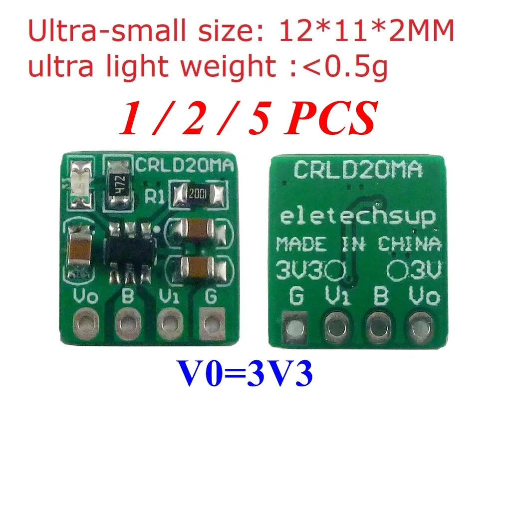 Mini 2-in-1 Battery Charger for 3.7V/3.8V Li-Ion and Li-Polymer Batteries with DC Converter Module