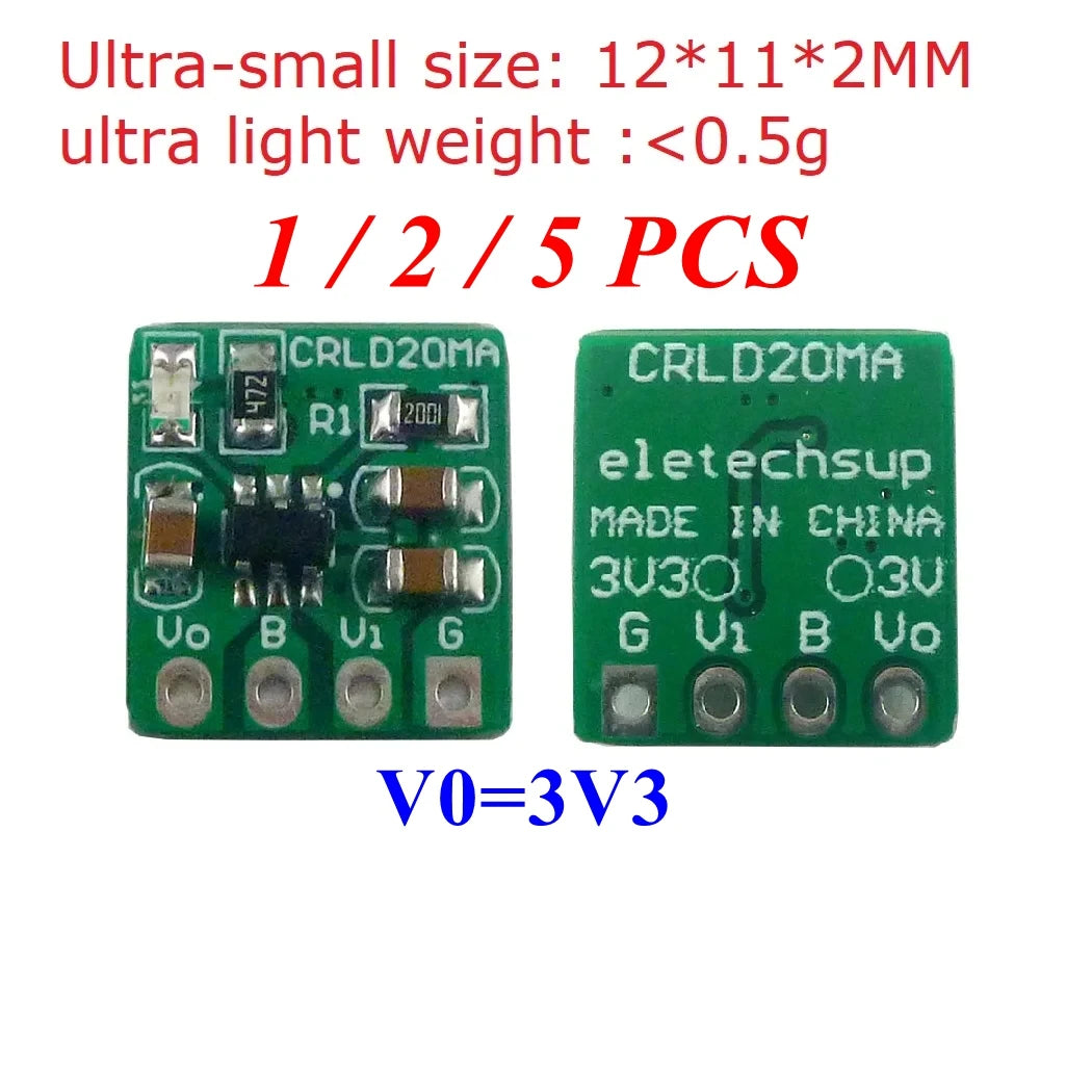 Mini 2-in-1 Battery Charger for 3.7V/3.8V Li-Ion and Li-Polymer Batteries with DC Converter Module