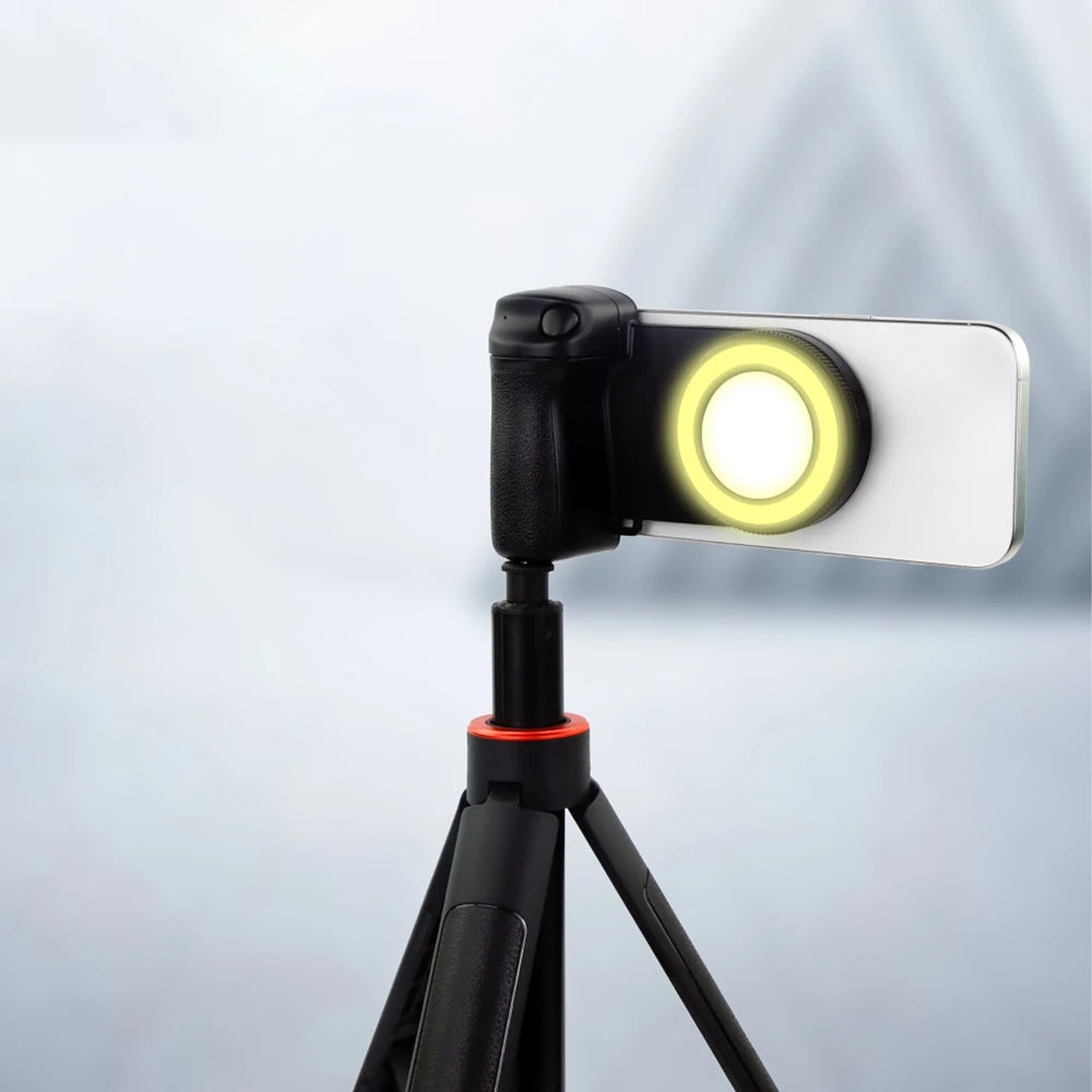 Smartphone Camera Shutter Grip Wireless bluetooth Selfie Handle Camera Photo Stabilizer with Fill Light for Iphone Android