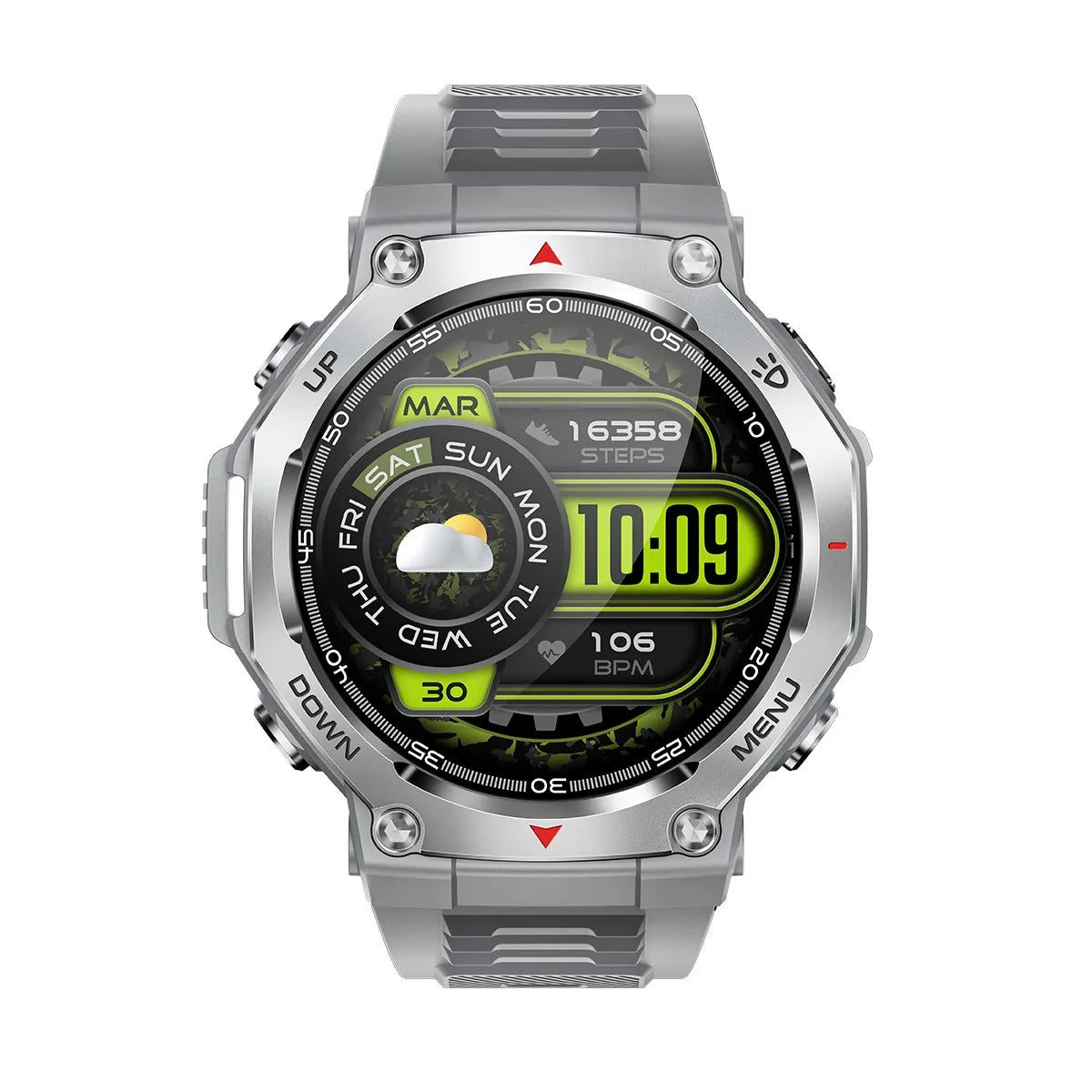 Smartwatch for iPhone Andriod,wireless call dialing,sports mode,incoming call and message push,fitness tracker,health monitoring
