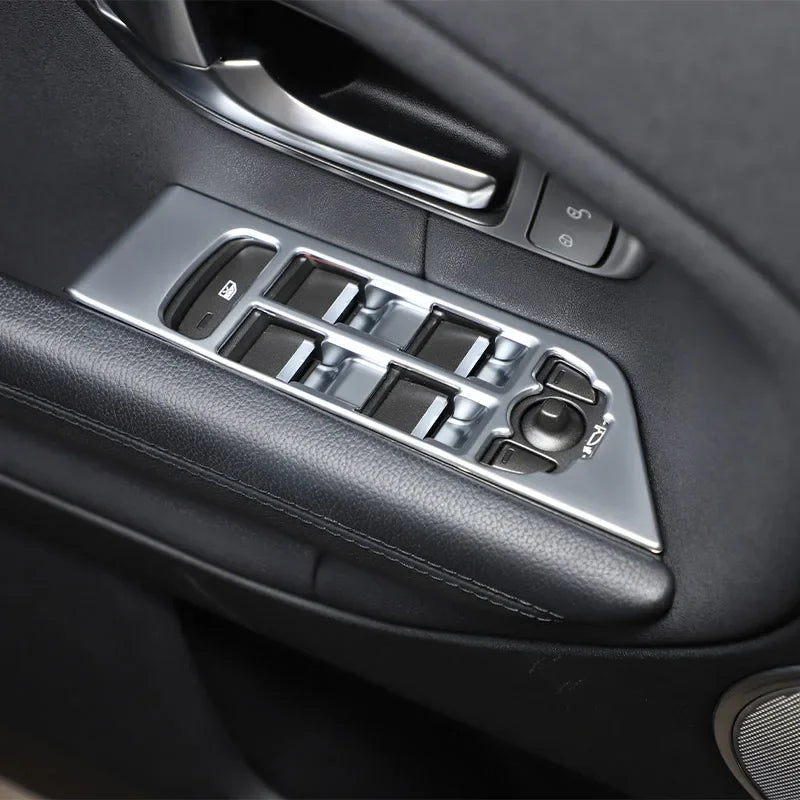 For Land Rover Range Rover Evoque 2012-2018 ABS Chrome Interior Kit Dashboard Center Console Gear Shift Panel Cover Trim Sticker