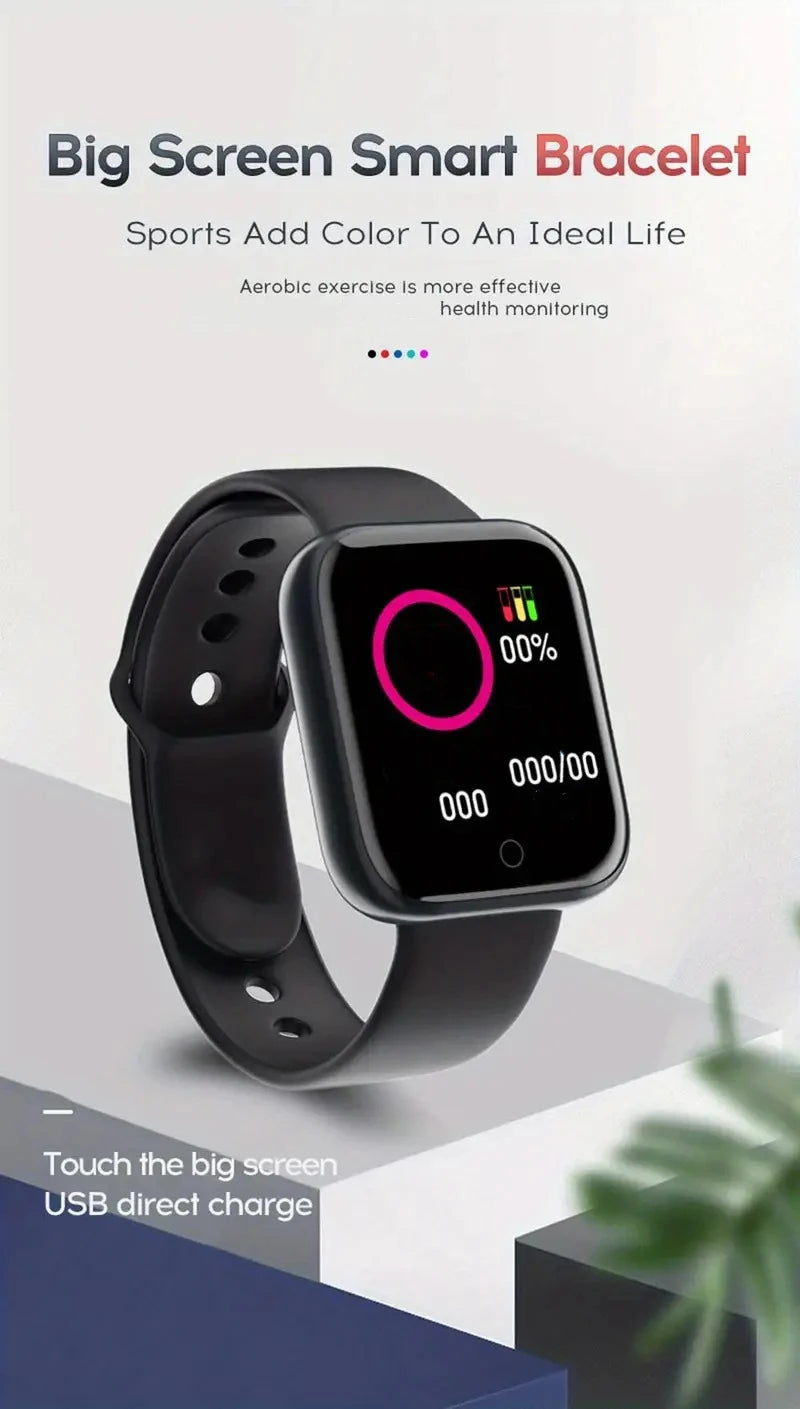 Slimhorlosie Vir Mans Vroue Polshorlosie Bluetooth Koppel Telefoon Musiekspeler Fiksheid Sport Armband Gesondheidsmonitor Digitale Horlosies