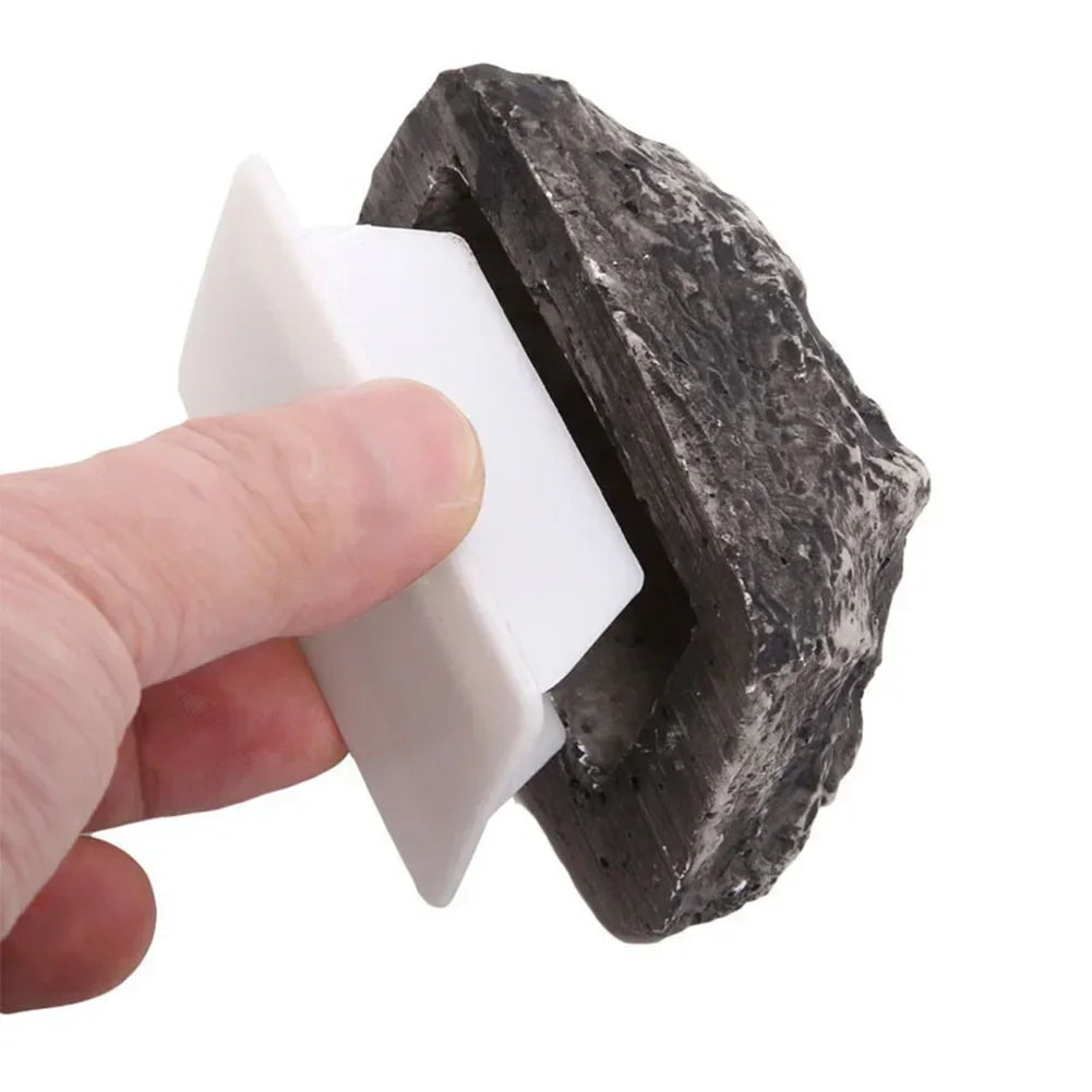 Garden Stone Hide a Spare Key Fake Rock Camouflage Stone Diversion Looks Like Real Stone Safe for Outdoor Yard, Geocaching