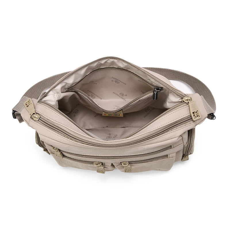 Nylon Crossbody Bag For Women Large Capacity Shoulder Bag Multi-pocket Female Bag Shopping Travel Lady Handbag Leisure Purse sac