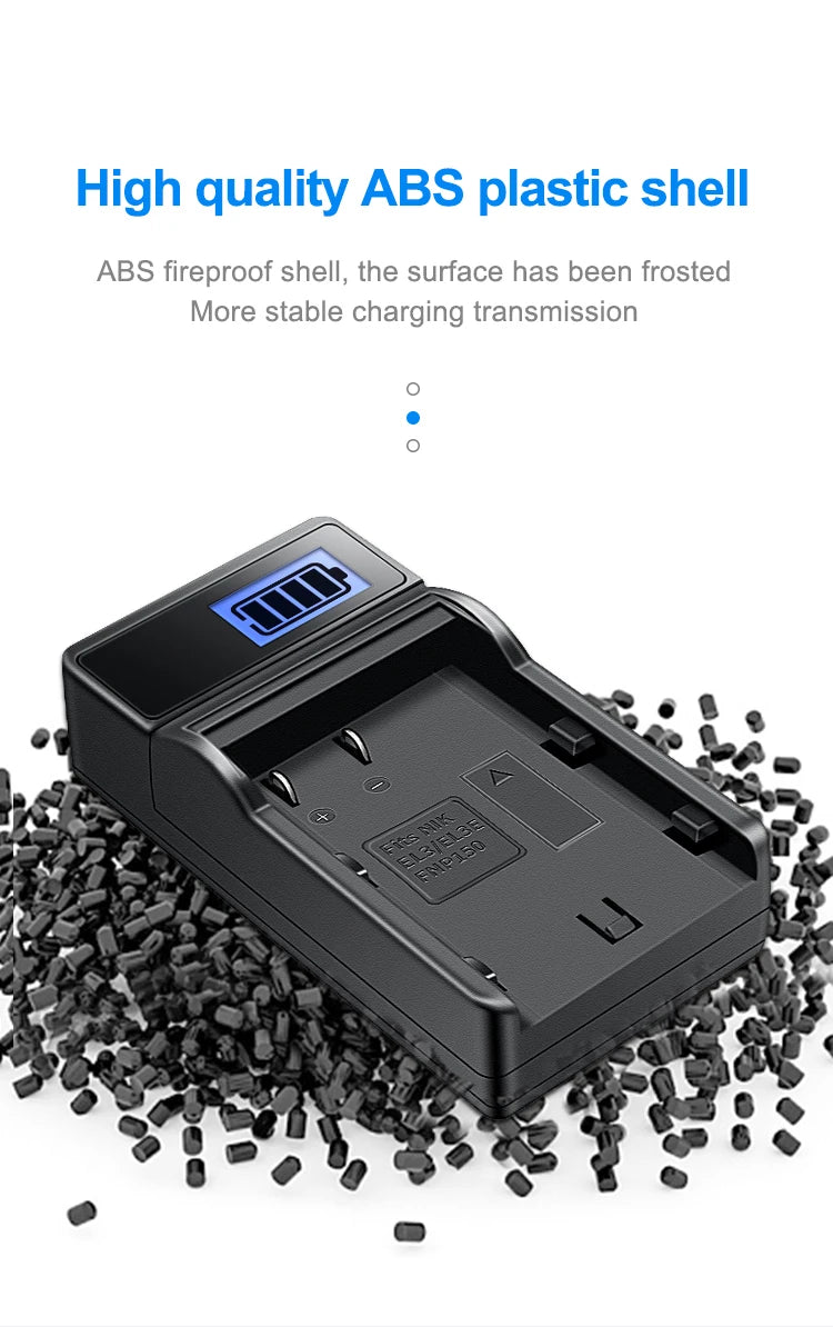 HQIX for Nikon D50 D70 D70S D80 D90 D100 D200 D300 D300S D700 Camera EN-EL3E Charger Battery