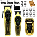 Kemei KM1697 Hair Trimmer for Men 9000RPM 9W Full Metal DLC Blade LED Display Zero Gapped Professional Trimmer Finishing Machine