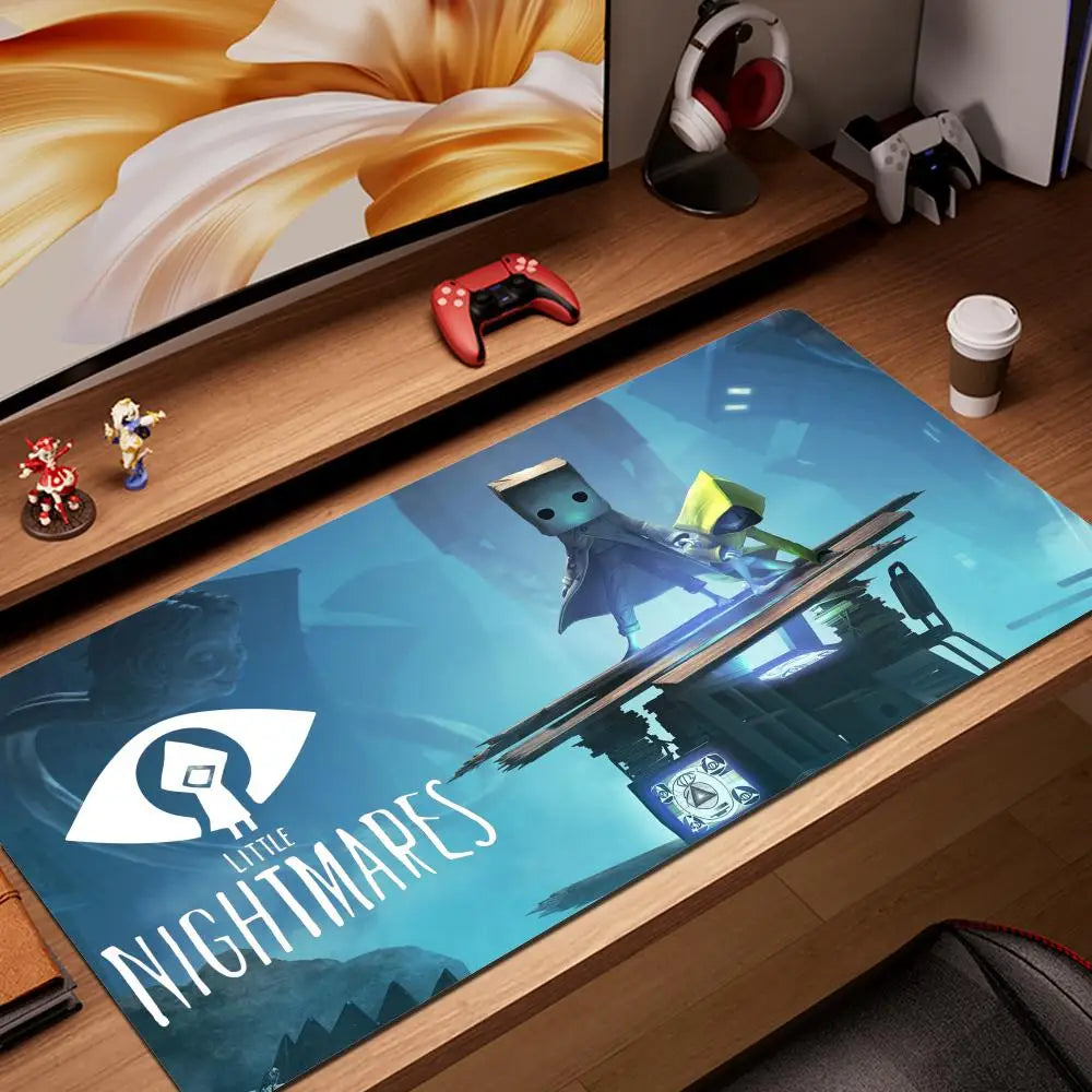 Xxl Mouse Pad Gamer Little Nightmares Pc Cabinet Games Desk Mat Mousepad Anime Computer Desks Office Accessories Keyboard Gaming