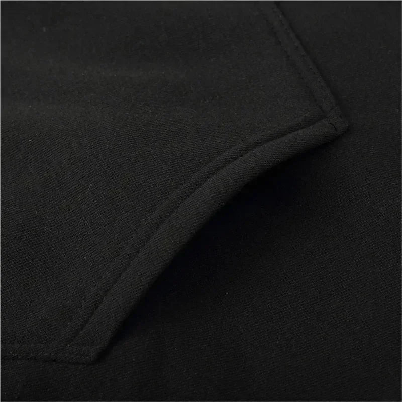 NORWAY printing Autumn winter models Men's Fleece windproof Warm Cotton Oversized Hoodie Outdoor Commuter Men's High Elastic top