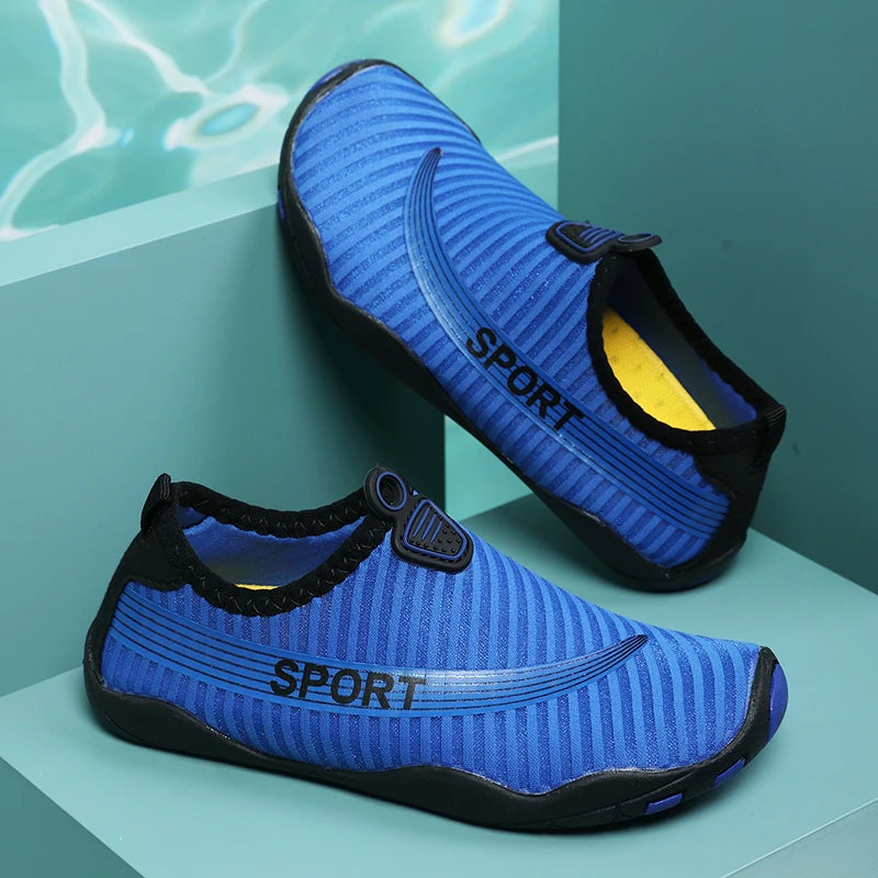 Unisex Indoor Fitness Special Shoes Parent-Child Couple Vacation Beach Swimming Shoes Men Snorkeling Quick Dry Aqua Shoes 37-46#