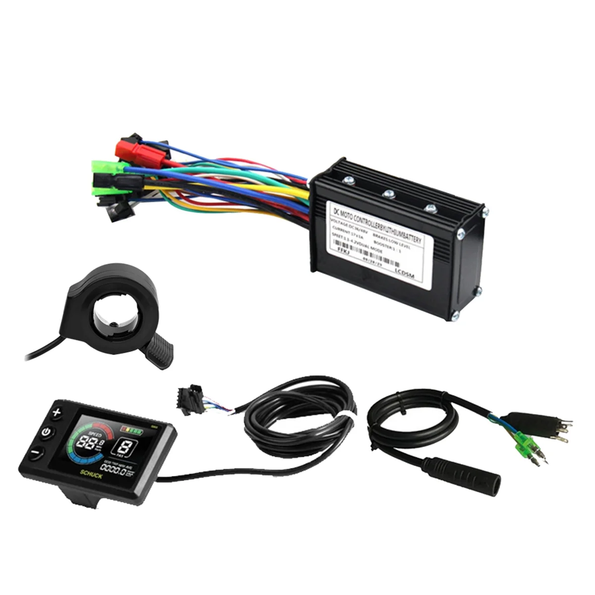 Three Mode Ebike Sine Wave Controller 17A with Speed Limit Function S869 LCD Display Electric Bike Part