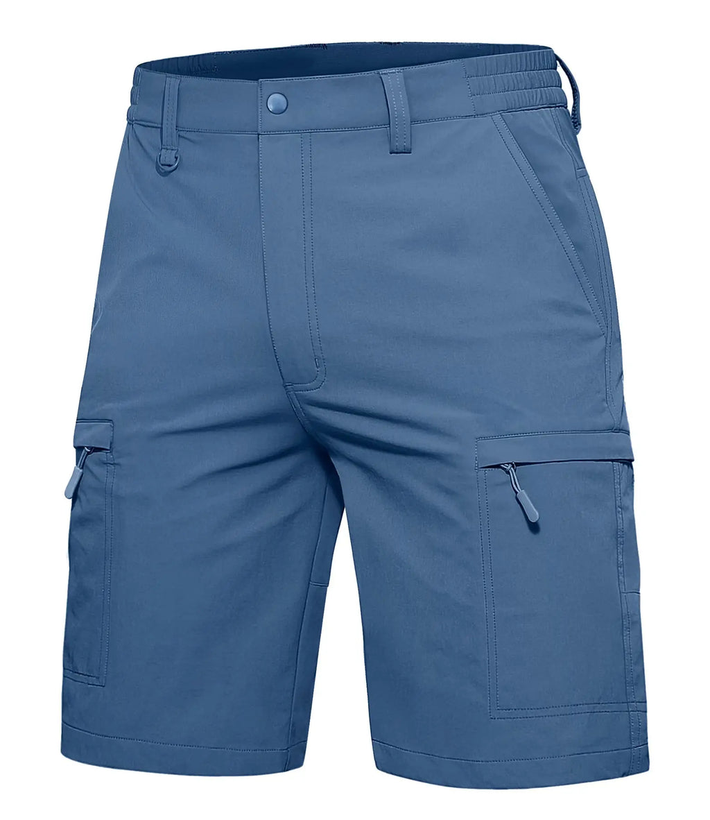 TACVASEN Summer Moisture Wicking Casual Shorts Mens Cargo Work Shorts Running Jogging Sports Bottoms Nylon Rip-Stop Short Pants