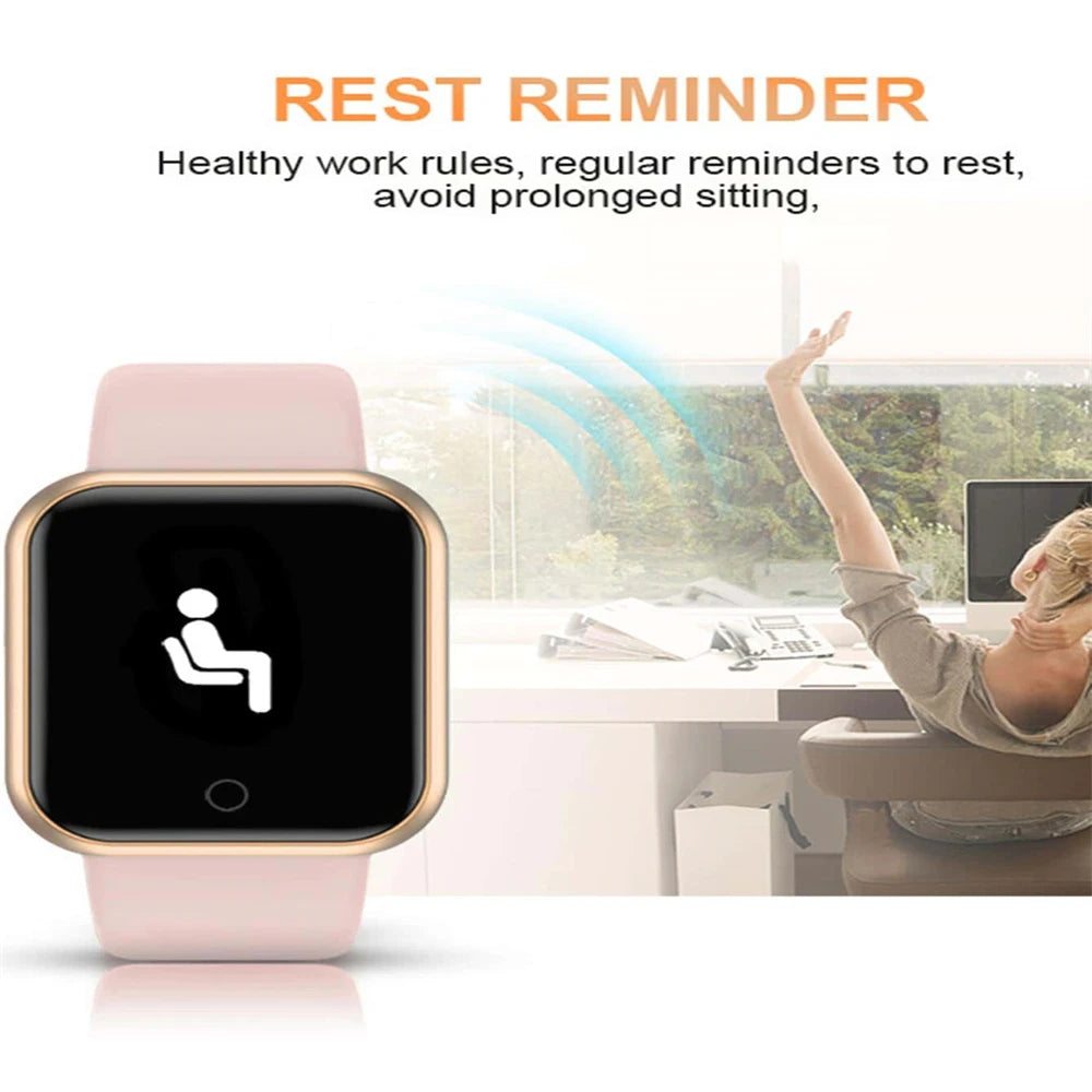 Slimhorlosie Vir Mans Vroue Polshorlosie Bluetooth Koppel Telefoon Musiekspeler Fiksheid Sport Armband Gesondheidsmonitor Digitale Horlosies