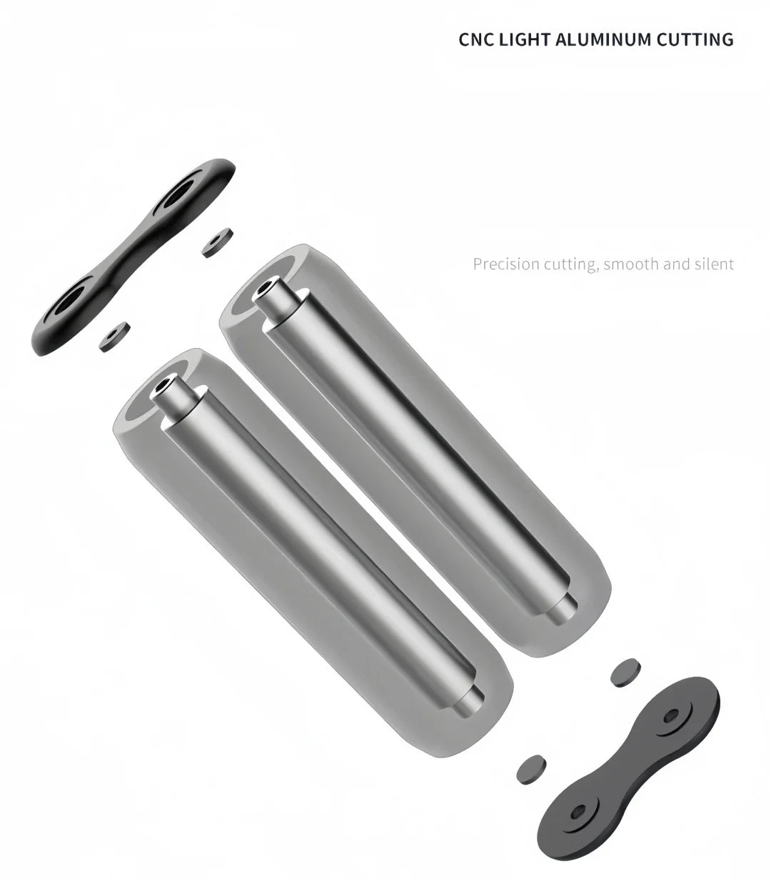 Premium Aluminum Alloy Stress Relief Roller | Portable Hand Massager | Finger Relaxation Fidget Toy for Office Home Travel Gifts