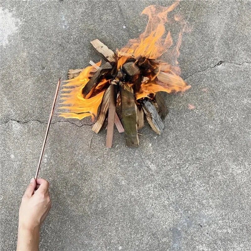 Hand-Held Charcoal Fire Igniter Spray Gun for Outdoor Barbecue Camping Firewood Stove Starter Portable Fire Gun