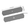30/24 Inch Silicone Faucet Mat Sink Splash Guard Large Size Faucet Drain Drying Pad Countertop Protector for Bathroom Kitchen