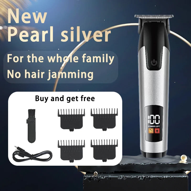 Hair Clipper New Men's Hair Trimmer Beard for Men Hair Clipper Rechargeable Electric Trimer Zero Gap Haircut Kit Machine Shaver