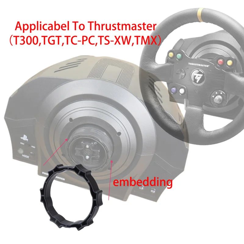 Quick Release Adapter Platstic Ring for Thrustmaster sim racing Steering Wheel T300RS/GT T500 TGT TS-PC TSXW TMX Car Game Parts