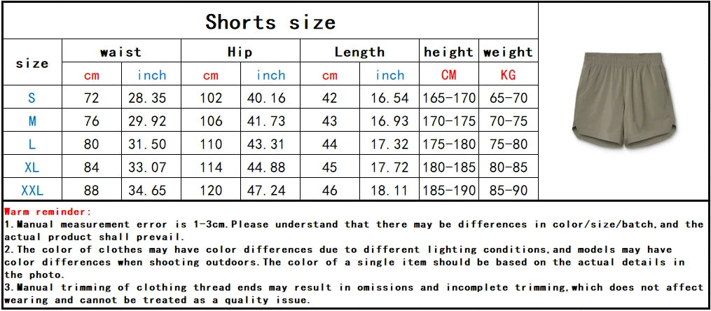 Summer New Gym Jogging Exercise Shorts Men's Sports Fitness Quick-drying Multiple pockets Running Shorts Men Casual Shorts