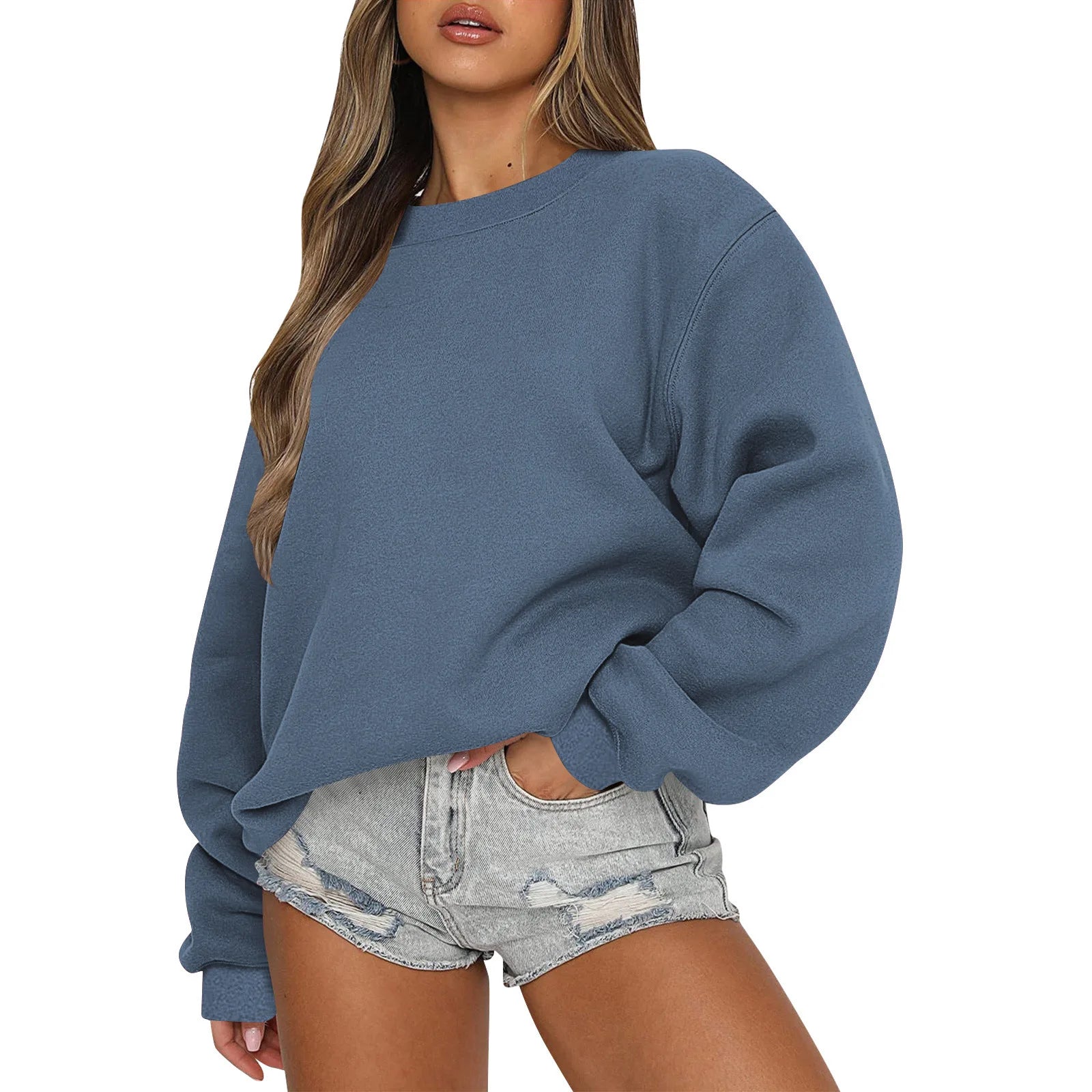 Womens Sweatshirts Oversized Crewneck Y2K Hoodies Fall Fashion 2025 Teen Girls Clothes Cute Winter Pullover Sweater