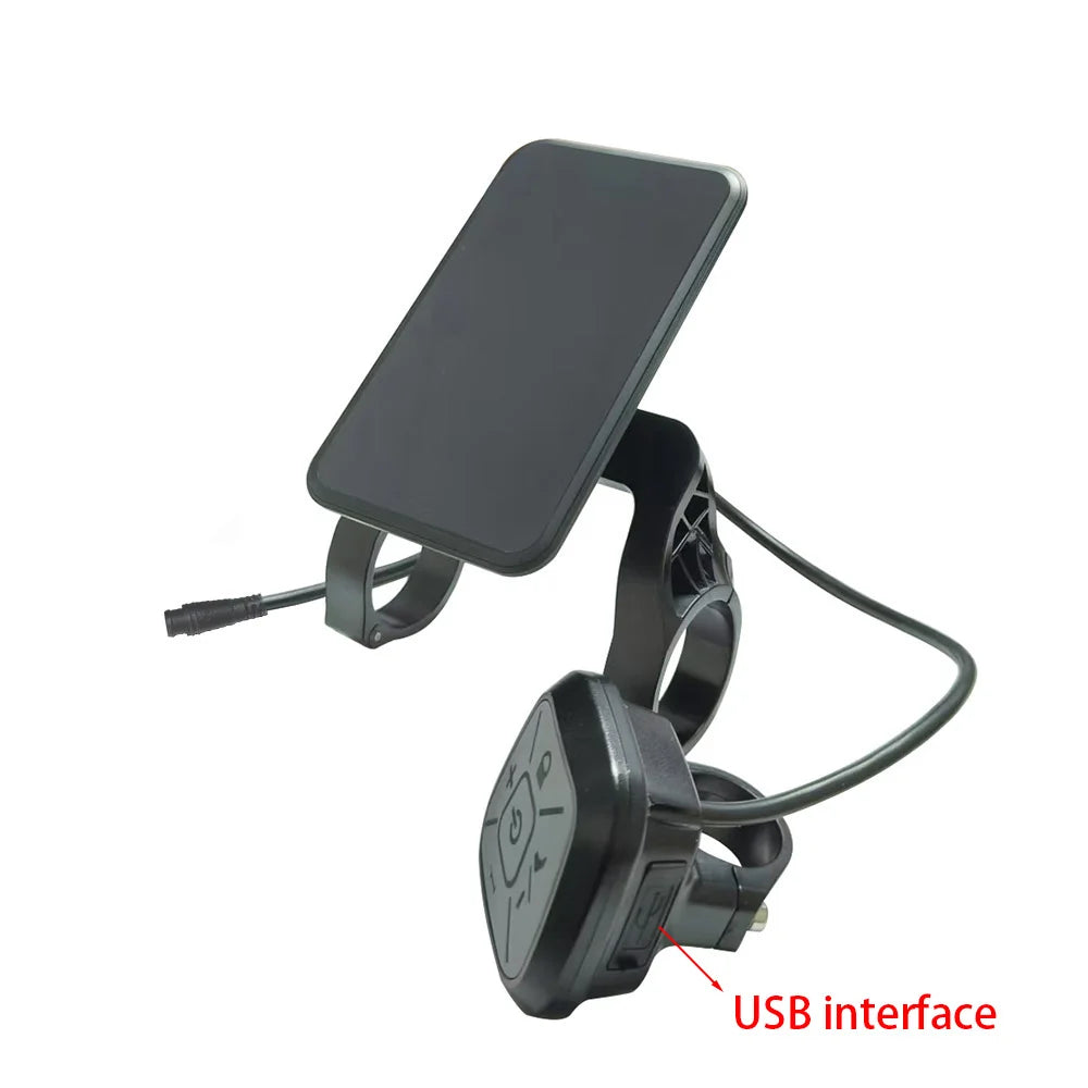 EBike-skermmeter Spoedbeheerpaneel YL81F 6Pen 36V 48V 52V Spoedmeter vir elektriese fiets-toebehore